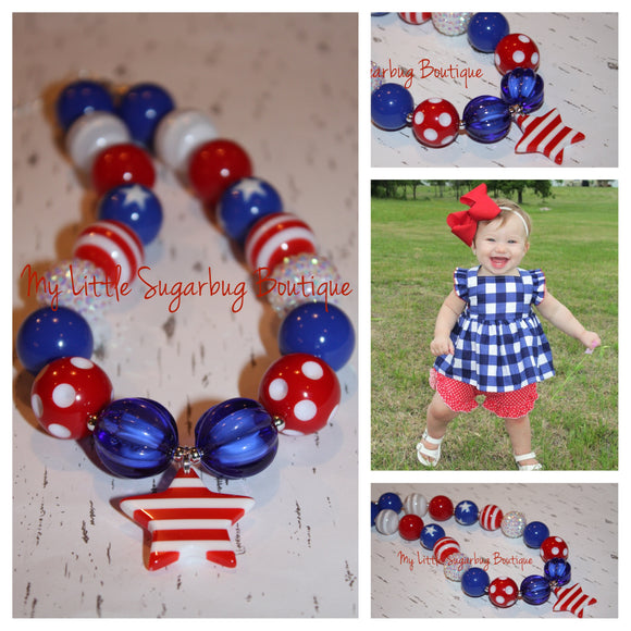 Patriotic 2.0 Chunky Necklace
