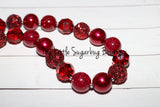 Cherry Cobbler Chunky Necklace