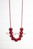 Cherry Cobbler ReMix Cord Necklace