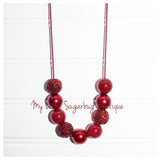 Cherry Cobbler ReMix Cord Necklace