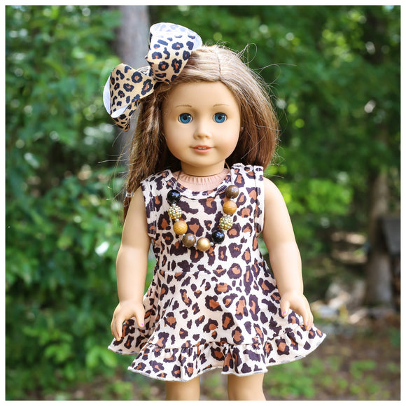 DOLL Leopard Cord Necklace