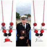 Fireman Hat Cord Necklace
