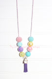 Somebunny Loves You Cord OR Tassel Necklace