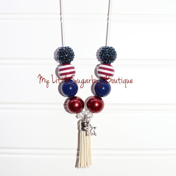 Vintage America Tassel Necklace