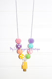 Popsicle Cord Necklace