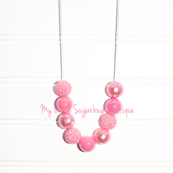 Pink ReMix Cord Necklace