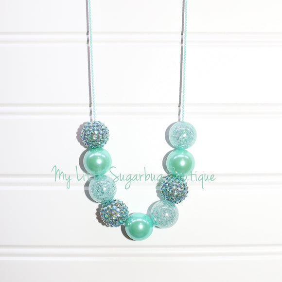 Mint Turquoise ReMix Cord Necklace