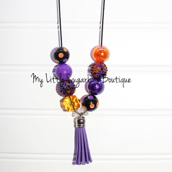 All Hallow's Eve Tassel Necklace