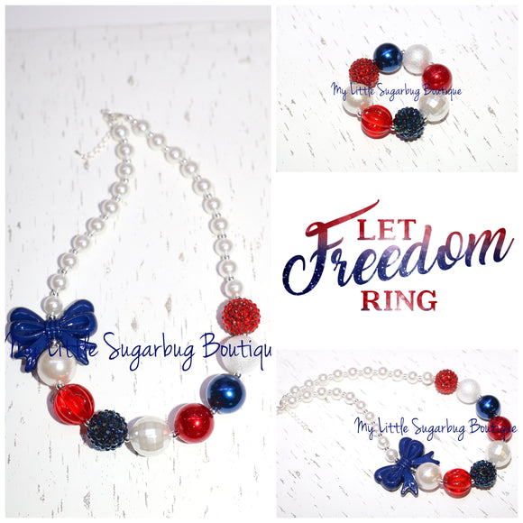 Let Freedom Ring Chunky Necklace