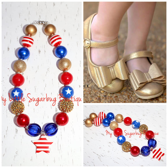 Old Glory Chunky Necklace