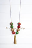The Christmas Spirit Tassel Necklace