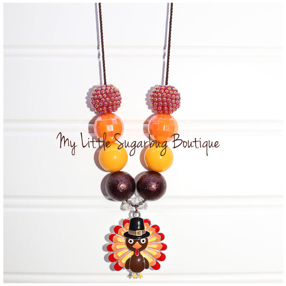 Turkey Day Cord Necklace