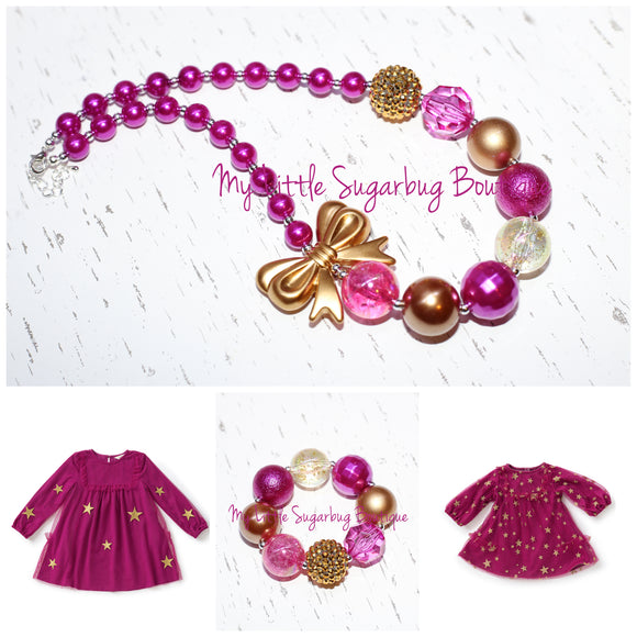 Twinkling Stars Chunky Necklace
