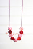 Valentine Sparkle Cord Necklace