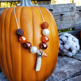 Pumpkin Pie Tassel Necklace