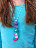 Mermicorn Cord Necklace OR 3-Bead Necklace