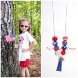 American Beauty Tassel Necklace