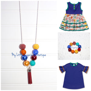 Apple of My Eye MJ Tassel Necklace