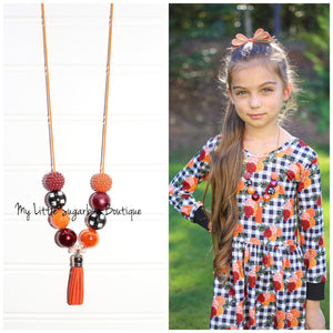 Autumn Harvest Tassel Necklace