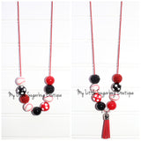 Baseball Cord or Tassel Necklace-CHOOSE YOUR COLORS