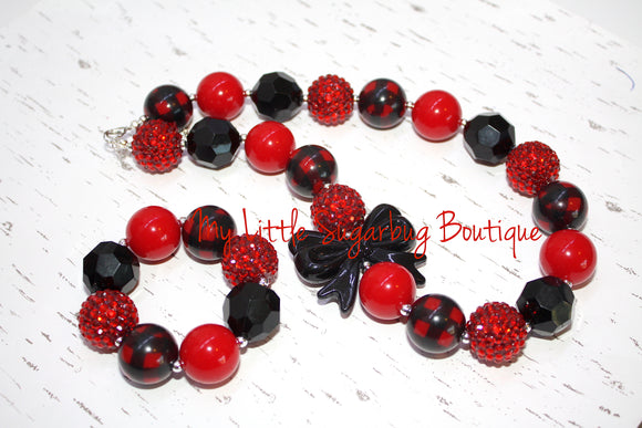 Buffalo Plaid Chunky Necklace