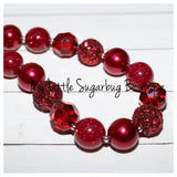 Cherry Cobbler Chunky Necklace