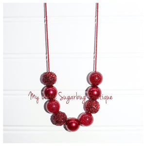 Cherry Cobbler ReMix Cord Necklace