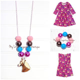 County Fair Horse Pendant Cord Necklace