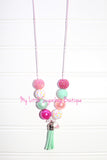 Cupcake Tassel Necklace