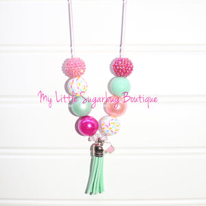 Cupcake Tassel Necklace