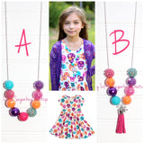 Day of the Dead Cord or Tassel Necklace