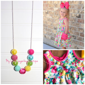 Enchanted Gardens Cord Necklace
