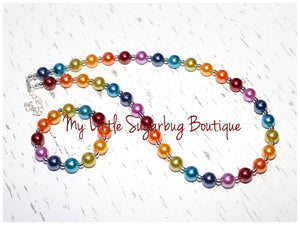 Fall Rainbow Bitty Necklace