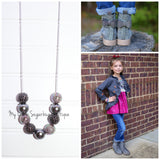 Grey ReMix Cord Necklace