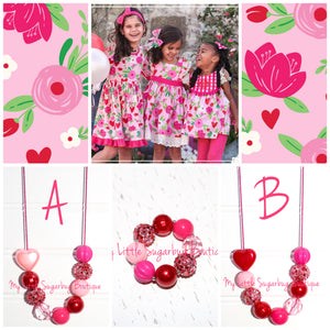 HUGS & KISSES Cord Necklace