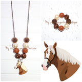Horse Cord Necklace