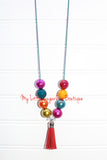 Merry Merry Cord or Tassel Necklace