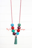 Jolly Holiday Cord or Tassel Necklace