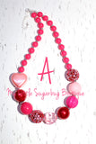 HUGS & KISSES Chunky Necklace