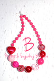 HUGS & KISSES Chunky Necklace