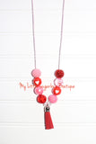 Rose Are Red Cord OR Tassel Necklace