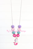 Mermicorn Cord Necklace OR 3-Bead Necklace