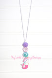 Mermicorn Cord Necklace OR 3-Bead Necklace