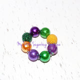 Mardi Gras Surprise Chunky Necklace