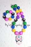 Sugar Skull Chunky Necklace