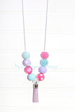 The Last Strawberry Cord or Tassel Necklace