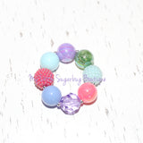 Spring Flowers Cord or Tassel Necklace
