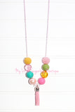 Tulip Time Cord or Tassel Necklace