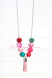 Love Struck Cord OR Tassel Necklace