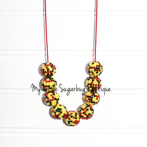 Famous Mouse Bling Cord Necklace